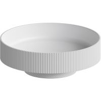 Раковина-чаша Boheme Corian 40 801-R-MW Белая матовая — фото 1, Раковины