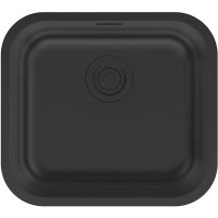 Кухонная мойка Paulmark Vello 48 Uni VE48-MBN Черная матовая — фото 1, Кухонные мойки