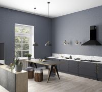 Обои Marburg Shades 32412 Винил на флизелине (0,53*10,05) Синий, Штукатурка — фото 3, Обои для стен