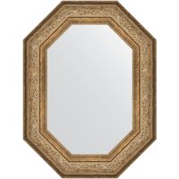 Зеркало Evoform Polygon 80х60 BY 7249 в багетной раме - Виньетка античная бронза 109 мм — фото 1, Мебель для ванной