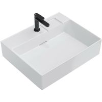 Раковина Kerama Marazzi Logica 60 LO.wb.60.1 Белая глянцевая — фото 1, Раковины накладные