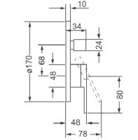 Товар: Смеситель для душа Villeroy&Boch Architectura TVS10335300061 Хром - фото 2 Смеситель для душа Villeroy&Boch Architectura TVS10335300061 Хром — фото 2, Смеситель для душа