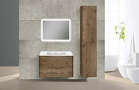 Тумба под раковину Vincea Paola 80 VMC-2P800VO подвесная V.Oak — фото 4, Тумбы под раковину