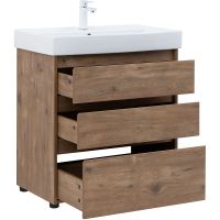 Товар: Тумба под раковину Aquanet Nova Lite 75 Дуб рустикальный арт-302474 - фото 6 Тумба под раковину Aquanet Nova Lite 75 Дуб рустикальный арт-302474 — фото 6, Тумбы под раковину