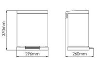 Товар: Ведро для мусора WasserKRAFT K-622 Нержавеющая сталь - фото 5 Ведро для мусора WasserKRAFT K-622 Нержавеющая сталь — фото 5, Мусорные ведра