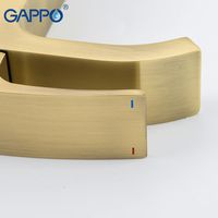 Смеситель для раковины Gappo G07-4 G1007-4 Бронза — фото 2, Смесители для раковины