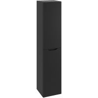 Шкаф пенал Orange Line 35 Li-35Pub подвесной Черный матовый — фото 1, Мебель для ванной