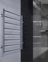 Водяной полотенцесушитель Terminus Аврора П8 400х800 бп500 4670078529909 Хром, боковое подключение, G 1" НР — фото 3, Водяные полотенцесушители