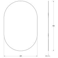 Товар: Зеркало Evoform Colora 90х60 BY 0465 с окантовкой - Черный цвет - фото 4 Зеркало Evoform Colora 90х60 BY 0465 с окантовкой - Черный цвет — фото 4, Мебель для ванной