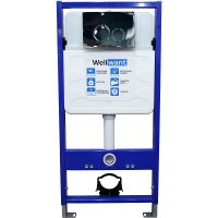 Инсталляция WellWant Standart 50 WWISI1110B для унитаза с клавишей смыва Хром глянцевый — фото 1, Инсталляции для унитазов