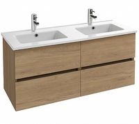 Раковина Jacob Delafon Ola 120 EXVA112-00 двойная Белая — фото 2, Раковины встраиваемые сверху