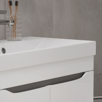 Тумба под раковину Volna Lake 70.2D tnLAKE70.2D-01 Белая — фото 7, Тумбы под раковину