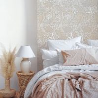 Обои Alessandro Allori Rebecca 15008-9 Винил на флизелине (1,06*10,05) Синий, Цветы — фото 2, Обои для стен