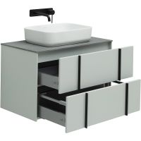 Тумба под раковину Allen Brau Reality 80 1.32005.PWM подвесная Папирус матовый — фото 44, Тумбы под раковину