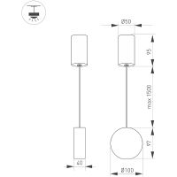 Товар: Подвесной светильник Arlight Elementa 032766 Черный - фото 4 Подвесной светильник Arlight Elementa 032766 Черный — фото 4, Подвесные светильники