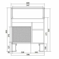 Товар: Тумба с раковиной 1MarKa Mira 60Н У83303 Дуб сонома - фото 11 Тумба с раковиной 1MarKa Mira 60Н У83303 Дуб сонома — фото 11, Тумбы с раковиной