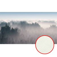 Фреска Ortograf Горы 33606 Фактура флок FLK Флизелин (4,8*2,7) Бежевый/Зеленый/Голубой, Деревья — фото 1, Фрески