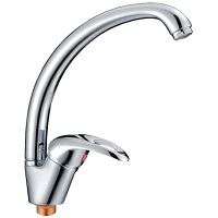 Смеситель для кухни Frap H15 F4115-2 Хром — фото 1, Смесители для кухни