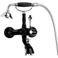 Смеситель для ванны Cezares Margot MARGOT-VDM-NLC Черный Хром — фото 1, Смесители