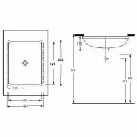 Товар: Раковина beWash Balaton 56 91561001 Белый глянец - фото 3 Раковина beWash Balaton 56 91561001 Белый глянец — фото 3, Раковины