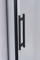 Душевой уголок Niagara Nova NG-6805-08 BLACK 90х90 профиль Черный стекло прозрачное — фото 7, Душевые уголки