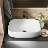 Раковина-чаша Grossman Falcon 56 GR-3054 Белая — фото 3, Раковины накладные