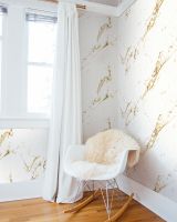 Обои Wiganford by Solo Lunman ER1703 Винил на флизелине (1,06*10,05) Бежевый/Золото, Мрамор — фото 2, Обои для стен