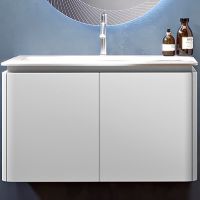 Тумба под раковину Cezares Stylus 94 55226 подвесная Bianco opaco — фото 1, Тумбы под раковину