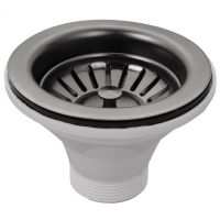 Выпуск для кухонной мойки Kaiser KA-5112 Черный — фото 1, Прочие комплектующие для слива и канализации