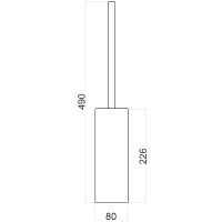 Ершик для унитаза Webert Pegaso PE501302010 Золото — фото 2, Ершики для унитаза