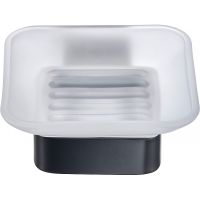 Товар: Мыльница Milacio Ultra MCU.952.MB Чёрная матовая - фото 2 Мыльница Milacio Ultra MCU.952.MB Чёрная матовая — фото 2, Мыльницы