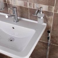 Смеситель для раковины Paffoni Birillo с гигиеническим душем Хром арт-BI069CRD — фото 2, Смесители для раковины