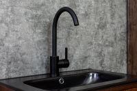 Смеситель для кухни Orange OneLife P04-001B Черный — фото 4, Смесители для кухни