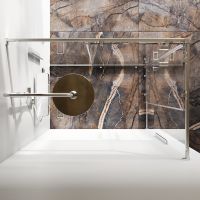 Товар: Душевой уголок AM.PM Func 120x80 W84G-403-12080-MТ профиль Хром матовый стекло прозрачное - фото 9 Душевой уголок AM.PM Func 120x80 W84G-403-12080-MТ профиль Хром матовый стекло прозрачное — фото 9, Душевые уголки