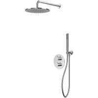 Душевая система Whitecross Y chrome YSET08CR с термостатом Хром — фото 1, Душевое оборудование. Душевая программа