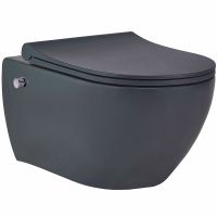 Унитаз биде beWash Bogen 88343670 подвесной Черный матовый с сиденьем Микролифт — фото 1, Унитазы
