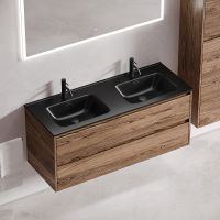 Тумба под раковину Sancos Libra 120 LB120-2ECH подвесная Дуб чарльстон — фото 10, Тумбы под раковину