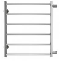 Водяной полотенцесушитель Terminus Аврора П6 500х600 бп500 4670078529886 Хром, боковое подключение, G 1" НР — фото 2, Водяные полотенцесушители