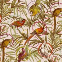 Обои детские Alessandro Allori Dolce Vita 2401-3 Винил на флизелине (1.06*10,05) Разноцветный, Птицы — фото 1, Обои для стен