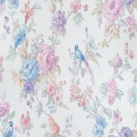 Обои Артекс New Look 5 10686-01 Винил на флизелине (1,06*10,05) Розовый/Голубой, Птицы/Цветы — фото 1, Обои для стен