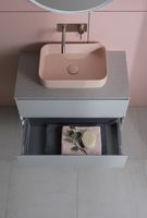 Тумба под раковину Allen Brau Infinity 100 1.21003.PWM подвесная Папирус матовый — фото 18, Тумбы под раковину