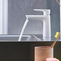 Товар: Смеситель для раковины Hansgrohe Talis E 71710700 Белый матовый - фото 4 Смеситель для раковины Hansgrohe Talis E 71710700 Белый матовый — фото 4, Смесители