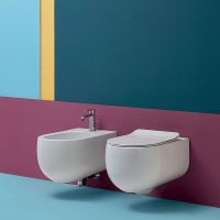 Товар: Биде Kerasan Flo 312330 подвесное Белое матовое - фото 3 Биде Kerasan Flo 312330 подвесное Белое матовое — фото 3, Биде