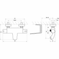 Товар: Смеситель для ванны Ravak Termo TE 082.00/150 X070046 с термостатом Хром - фото 5 Смеситель для ванны Ravak Termo TE 082.00/150 X070046 с термостатом Хром — фото 5, Смесители