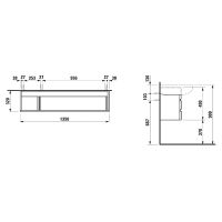 Товар: Тумба под раковину Laufen Alessi One 135 4.2436.0.097.630.1 подвесная Орех - фото 4 Тумба под раковину Laufen Alessi One 135 4.2436.0.097.630.1 подвесная Орех — фото 4, Мебель для ванной