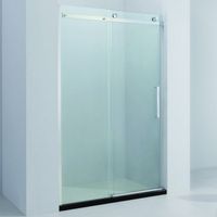 Душевая дверь Black&White Stellar Wind S218 120 2181200 профиль Хром стекло прозрачное — фото 1, Душевые двери в нишу