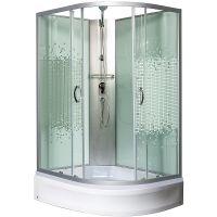 Душевая кабина Мономах Б/К 100x80x24 МЗ L 10000005773 без гидромассажа — фото 1, Душевые кабины