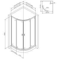 Товар: Душевой уголок AM.PM X-Joy Twin Slide 80х80 W88G-205-080MT64 профиль Хром матовый стекло прозрачное - фото 9 Душевой уголок AM.PM X-Joy Twin Slide 80х80 W88G-205-080MT64 профиль Хром матовый стекло прозрачное — фото 9, Душевые уголки