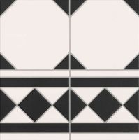 Керамическая плитка Realonda Oxford Negro Cenefa напольная 33x33см — фото 1, Керамическая плитка