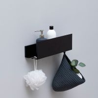 Товар: Металлическая полка Aquanet Магнум 50 274189 Черная матовая - фото 4 Металлическая полка Aquanet Магнум 50 274189 Черная матовая — фото 4, Полки для ванной и душа